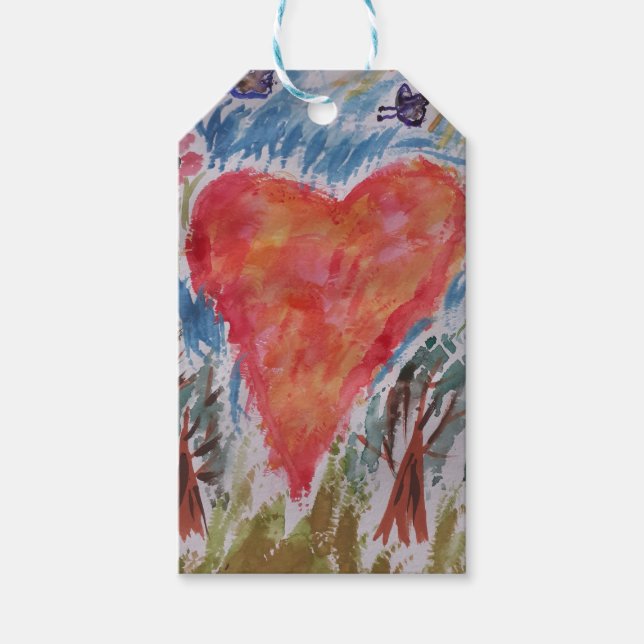 Heart of the Planet Gift Tag (Front)