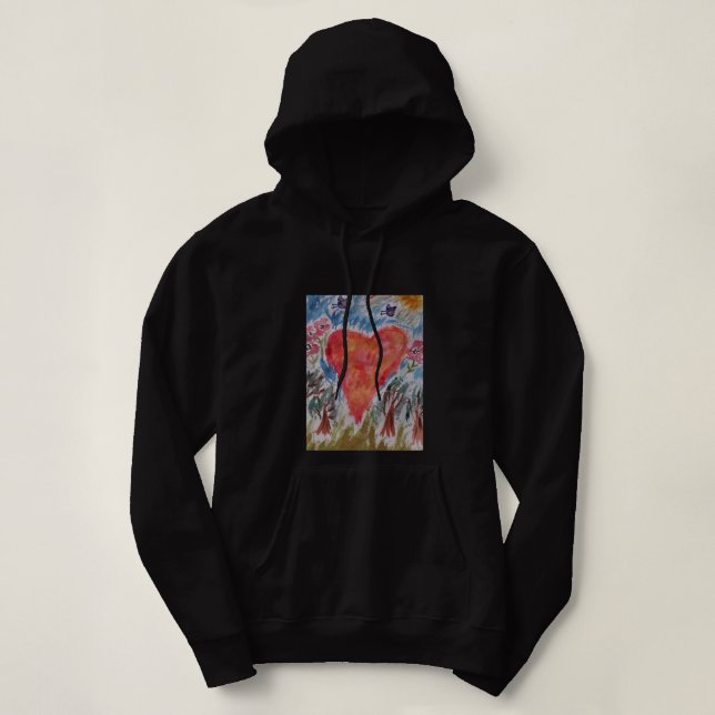 Heart of the Planet Hoodie (Design Front)