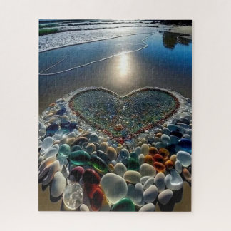 Heart of the Shore: Sea Glass Puzzle