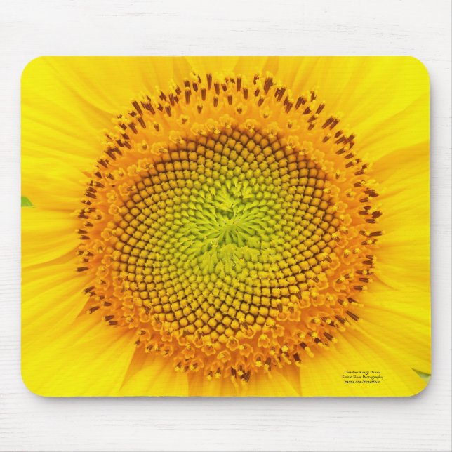 Heart of the Sunflower Mouse Pad (Front)