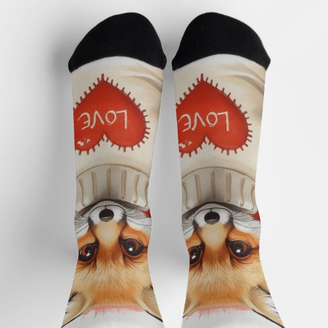 Heart of the Vixen  Socks (Top)