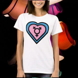 Heart of Trans Pride Tee