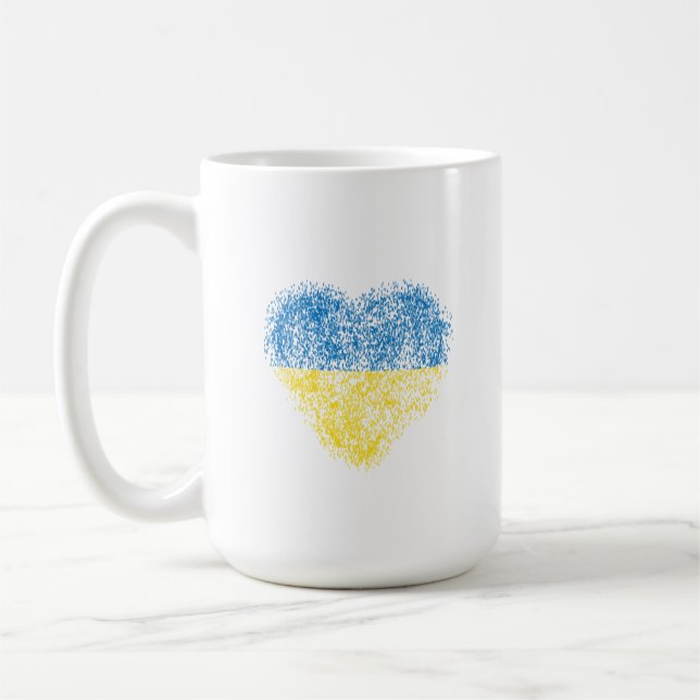 Heart of Ukraine Coffee Mug (Left)
