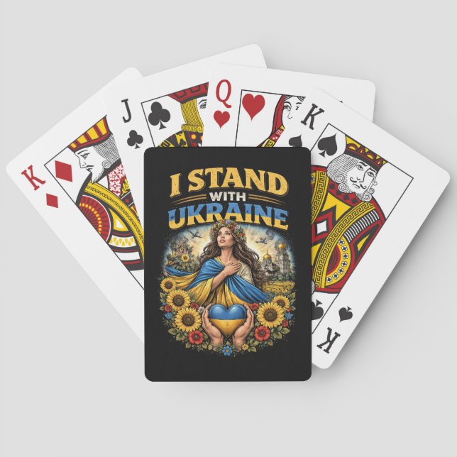 Heart of Ukraine Playing Cards (Back)