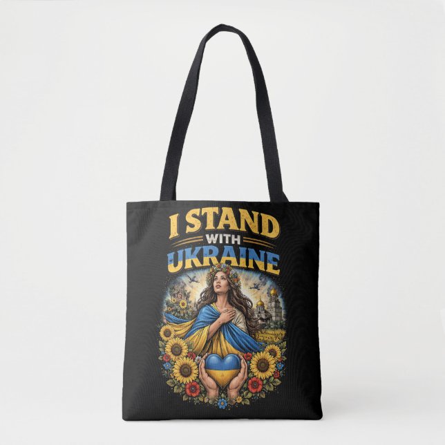 Heart of Ukraine Tote Bag (Front)
