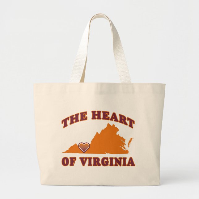 Heart of Virginia Tote Bag (Front)