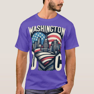 Heart of Word Washington DC T-Shirt