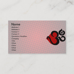 Heart Om Business Cards