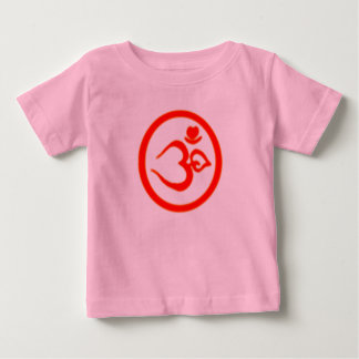 Heart Om Sign - Baby Yoga Clothes Baby T-Shirt