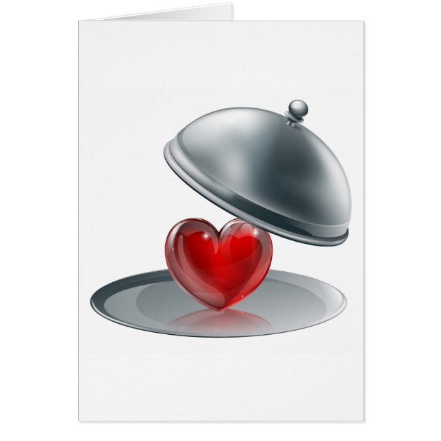 Heart on a silver platter (Front)