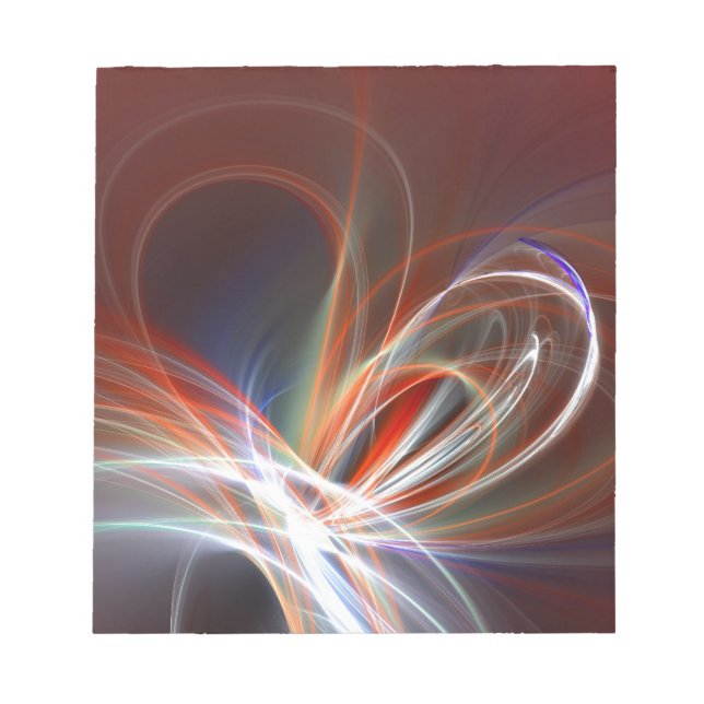 heart on fire notepad (Front)