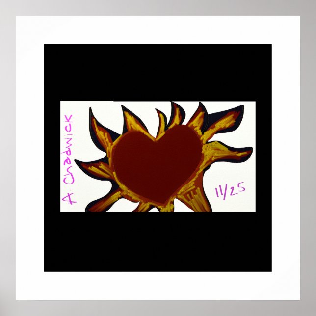 Heart on Fire Poster (Front)
