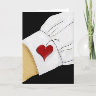 heart on my sleeve holiday card