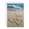 Heart on the Shore Beach Wedding Invitation