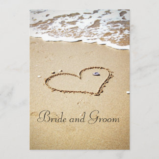 Heart on the Shore Invitation