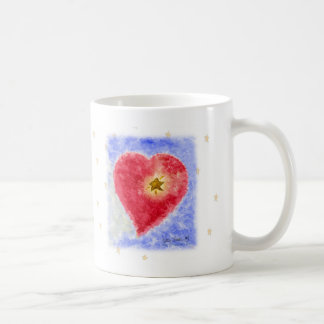 Heart on White Mug