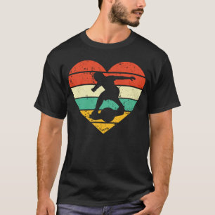 Heart One Wheel Love Electric Skateboard Float Ska T-Shirt