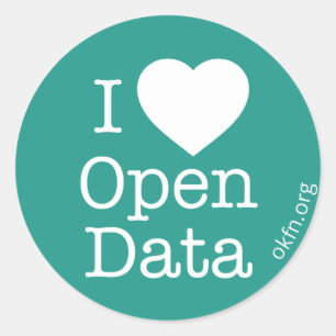 Heart Open Data Stickers