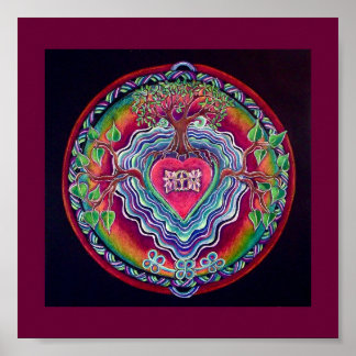 Heart Opening Mandala Print