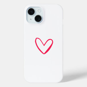 Heart Outline iPhone 15 Case