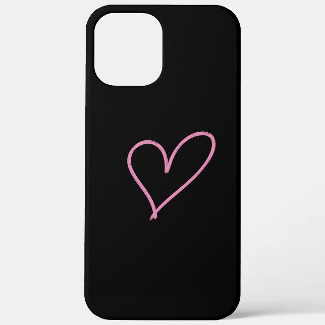 Heart Outline iphone Case (Back)