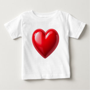 "Heart Overflow: A Symphony of Love" Baby T-Shirt