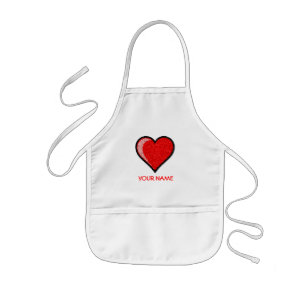 Heart Paint Smock! Kids Apron