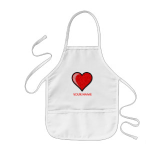 Heart Paint Smock! Kids Apron
