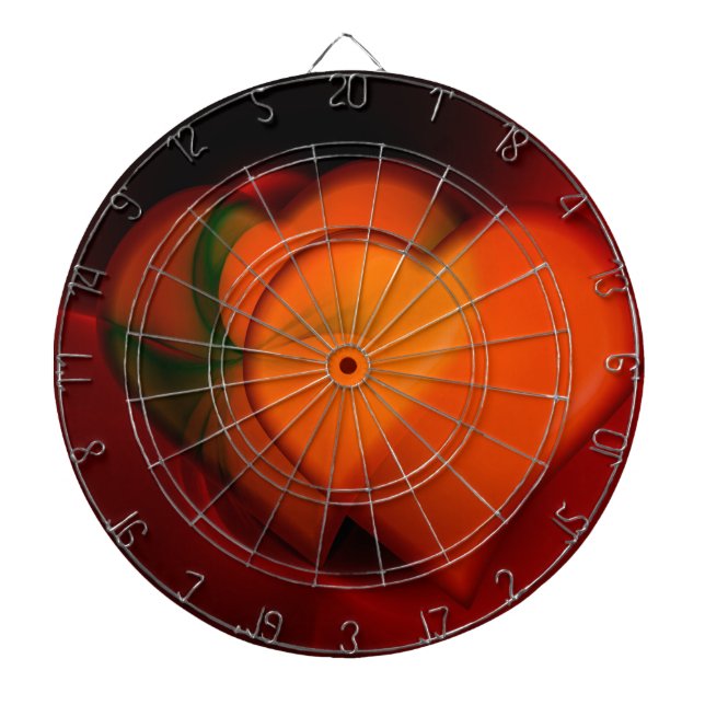 Heart Painting Dartboard (Front)