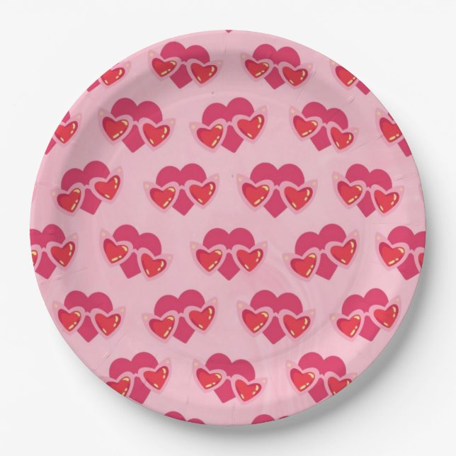 Heart Paper Plate (Front)