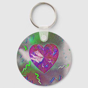 Heart Party Key Ring