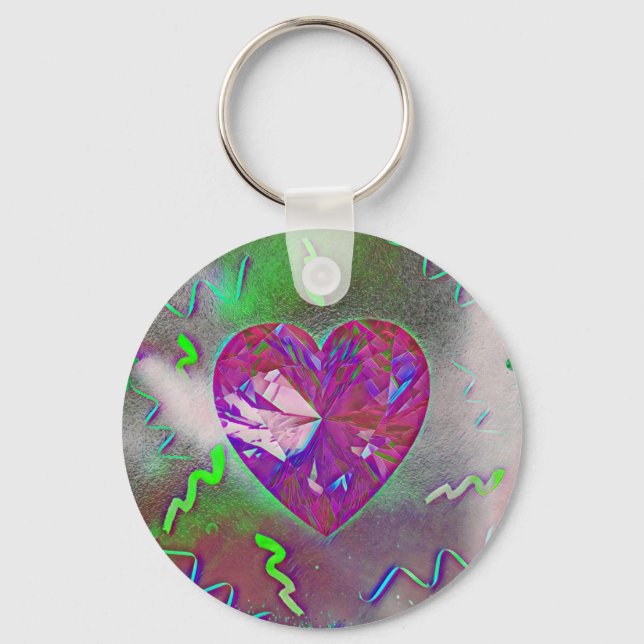Heart Party Key Ring (Front)
