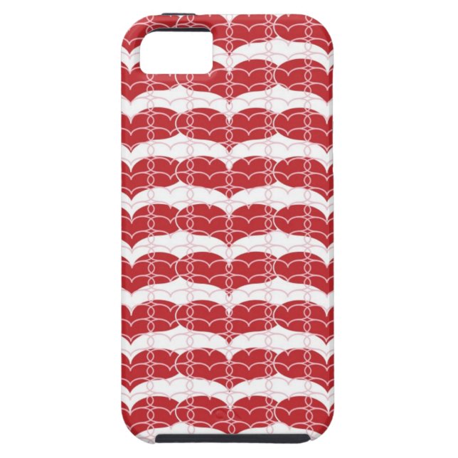 Heart pattern 2 Case-Mate iPhone case (Back)