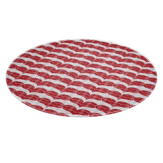 Heart pattern 2 cutting board (Corner)