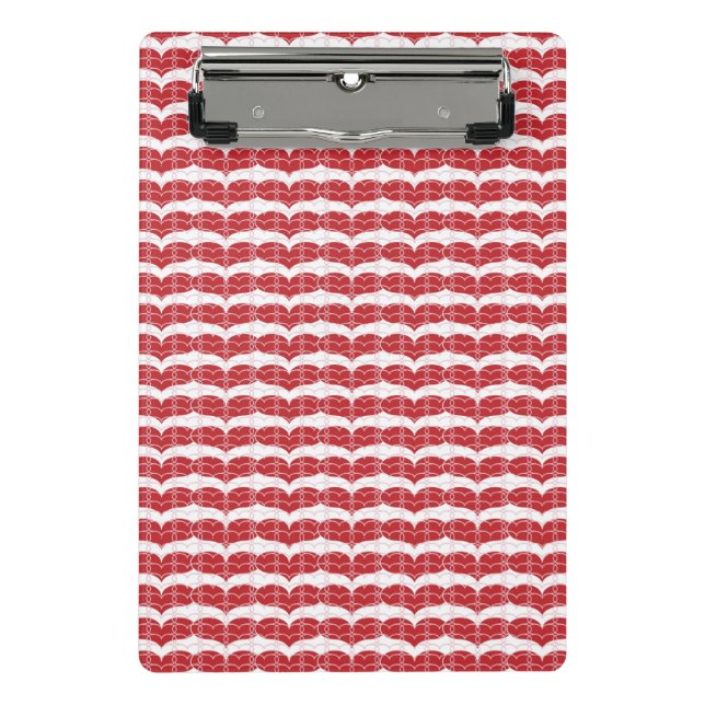 Heart pattern 2 mini clipboard (Front)