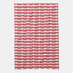 Heart pattern 2 tea towel