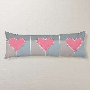Heart Pattern body pillow