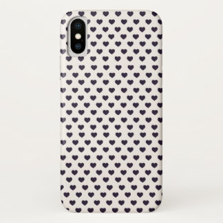 Heart Pattern iPhone X Case