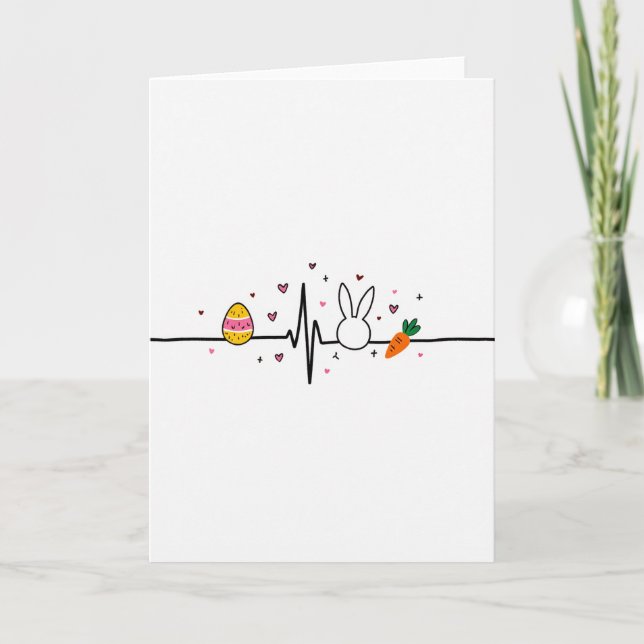Heart Pattern Celebration Card (Front)