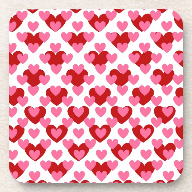 Heart Pattern Coaster (Front)
