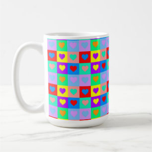 Heart Pattern   Coffee Mug
