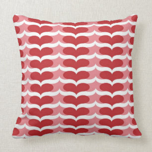 Heart pattern cushion