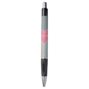 Heart Pattern custom monogram pen