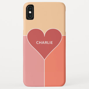 Heart Pattern custom monogram phone cases