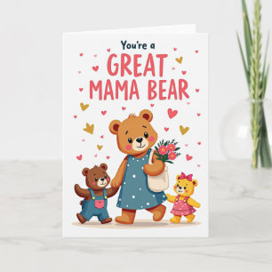 Heart Pattern Family Card