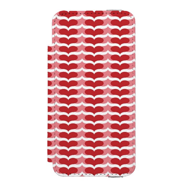 Heart pattern incipio iPhone wallet case (Folio Front)