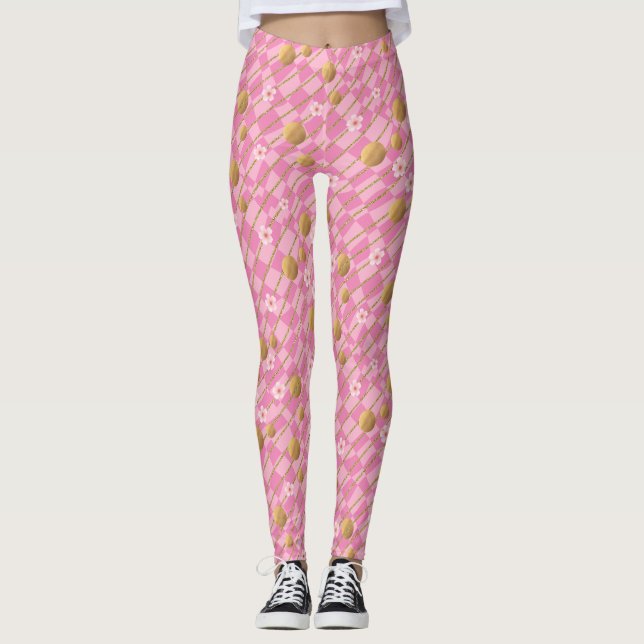 HEART  PATTERN LEGGINGS (Front)
