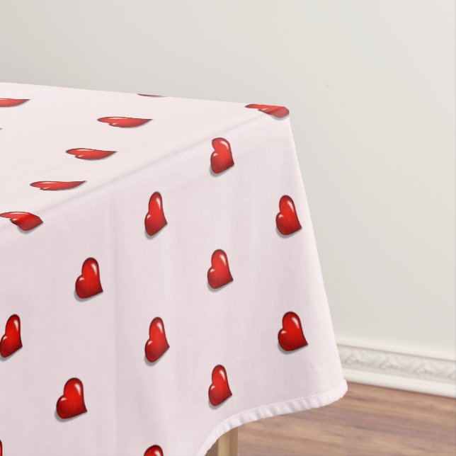 Heart Pattern Love Tablecloth (In Situ)
