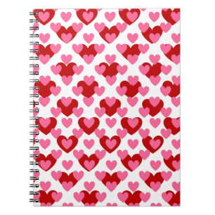 Heart Pattern Notebook