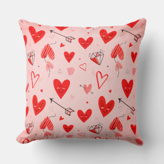 Heart Pattern Pillows: Spreading Love and Awarenes Cushion